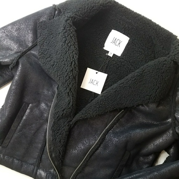 Jack by BB Dakota Jackets & Blazers - Last call ;)• JACK Metallic Faux Leather Jacket